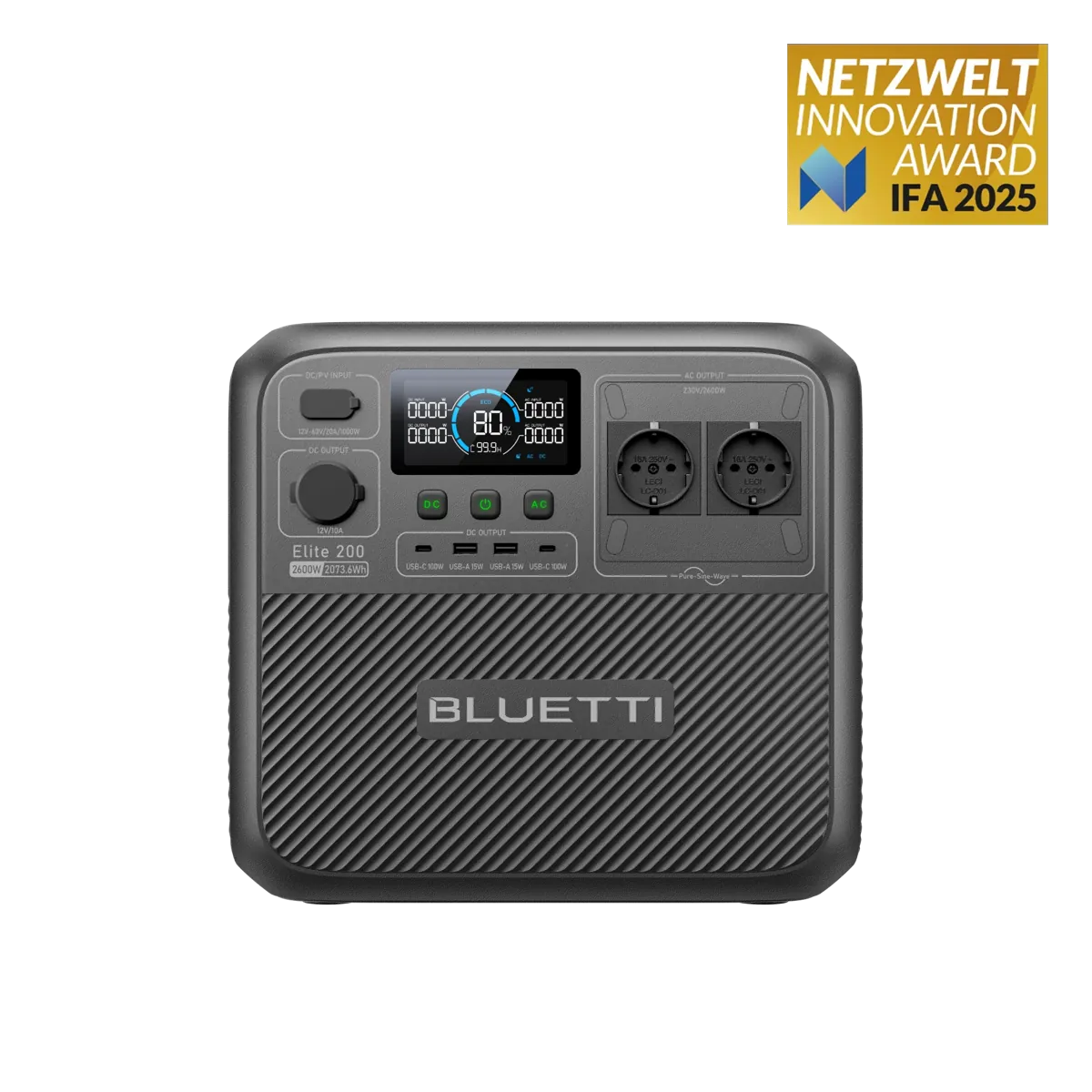 Зарядна станція Bluetti Elite 200 V2 2600 Вт / 2073 Вт·год